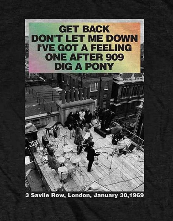 Image du produit T-shirt unisexe adulte Rooftop Songs Gradient Cotton (M)