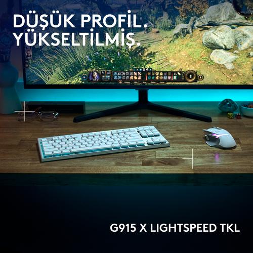 Actual product image Logitech G915 X Lightspeed TKL (Eng. Int., Wireless, Cable)