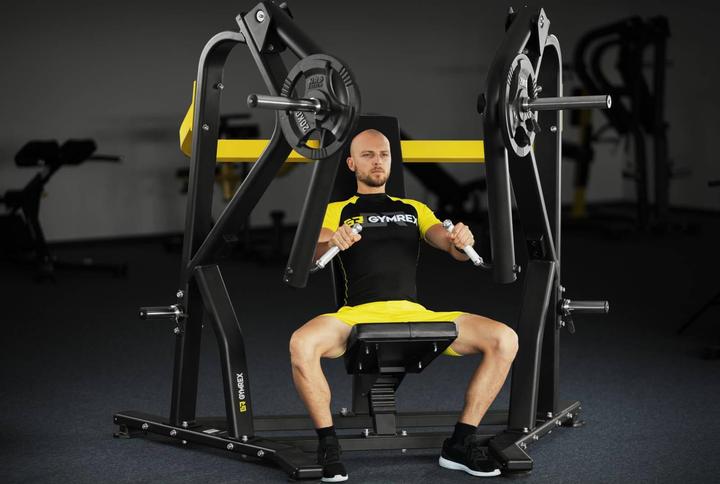 Produktbild Gymrex Brustpresse 135 kg Brustdrücken Brustdrückmaschine Brusttrainer Brustgerät