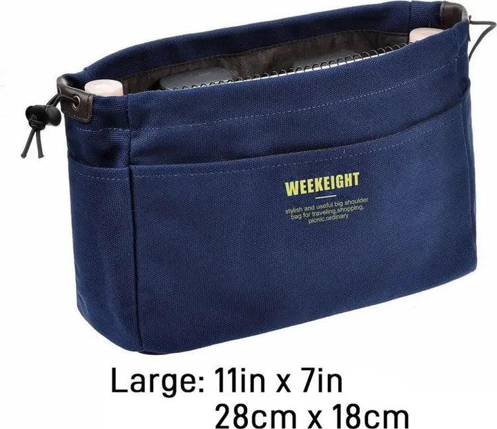 Only-Bags.Store Minimalistische Casual Storage Organizer, vielseitige Drawstring Insert Pouch für Tote
