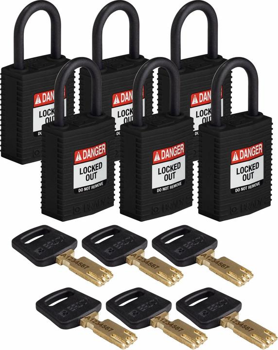 Immagine prodotto Brady Lucchetti di sicurezza SafeKey Compact in nylon