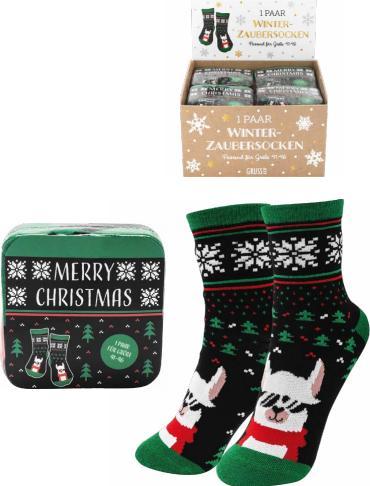 Sheepworld Socken Lama Grösse 41 - 46, waschbar (40 Grad) (41 - 46)