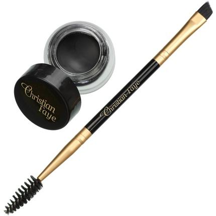 Actual product image Christian Faye Charcoal Eyebrow Dip Pomade
