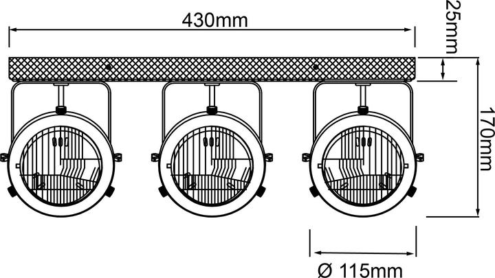 Actual product image Brilliant Carmen Wood (GU10)