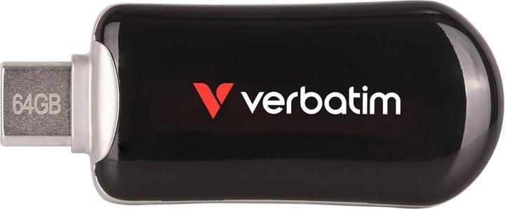 Verbatim STICK 64GB Plectra Black USB-C Flash Drive 30224 (64 Go, USB-C)