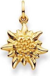 Natsumi Schmuck Anhänger Edelweiss Schweiz Gelbgold 18K/750 (750/18 K Gelbgold)