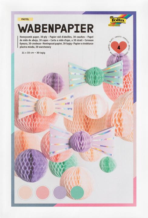 Immagine prodotto Folia Wabenpapier 30-lagig, 4 Blatt (4 x)