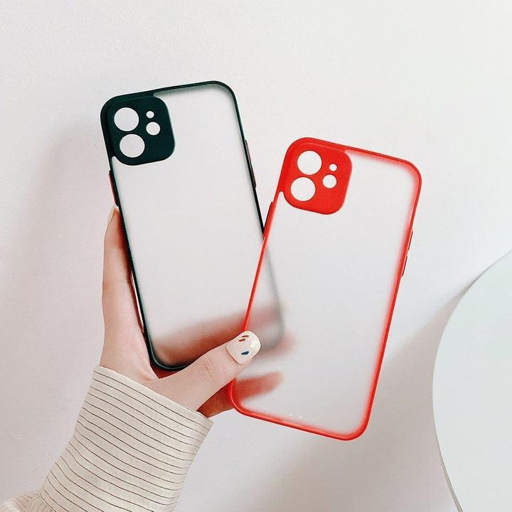 Image du produit Hurtel Milky Case Etui Silicone Flexible Translucide pour Xiaomi Redmi 9T Rouge (Mi 9)