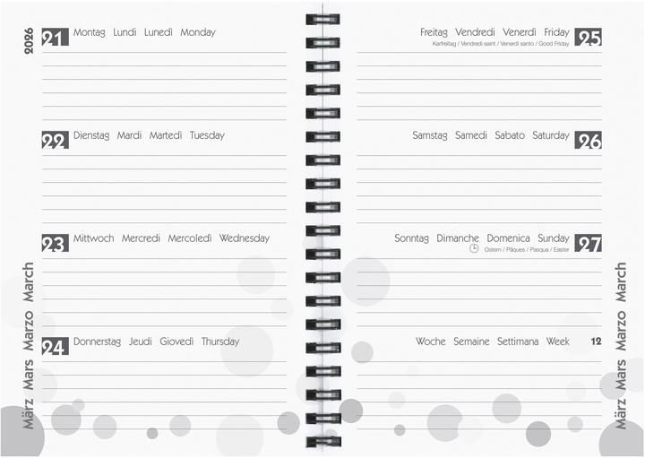 Actual product image Biella Pupil Agenda mydiary Wire-O (12 x 16.5 cm, German)