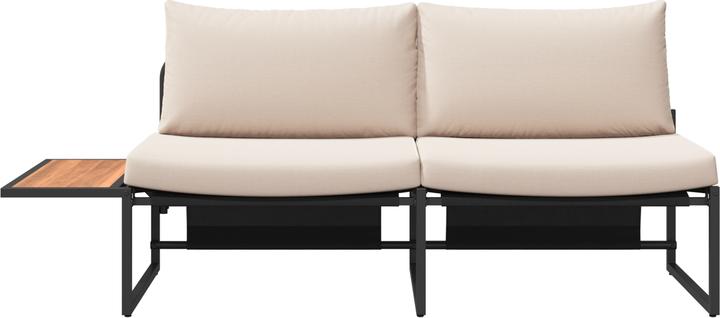 Produktbild VidaXL 2-Sitzer Garten-Sofa mit Taupe-Kissen