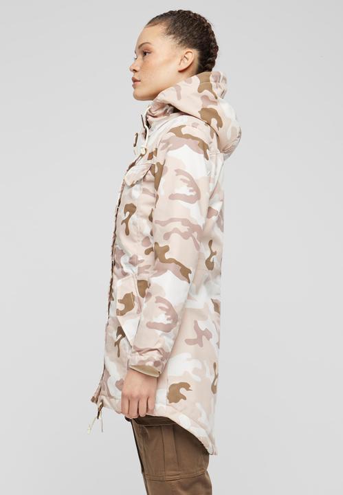 Actual product image Brandit Women's Marsh Lake Parka size M colour candy/camouflage pattern (M)