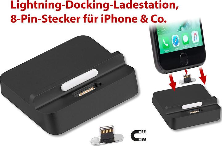 Actual product image Callstel Docking charging station for iPhone
