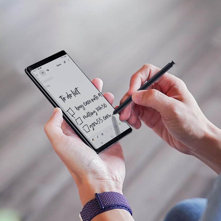 Image du produit Avizar Galaxy Note 10 / Note 10 Plus Stylet pour écran tactile, pointe fine, 11cm - Noir
