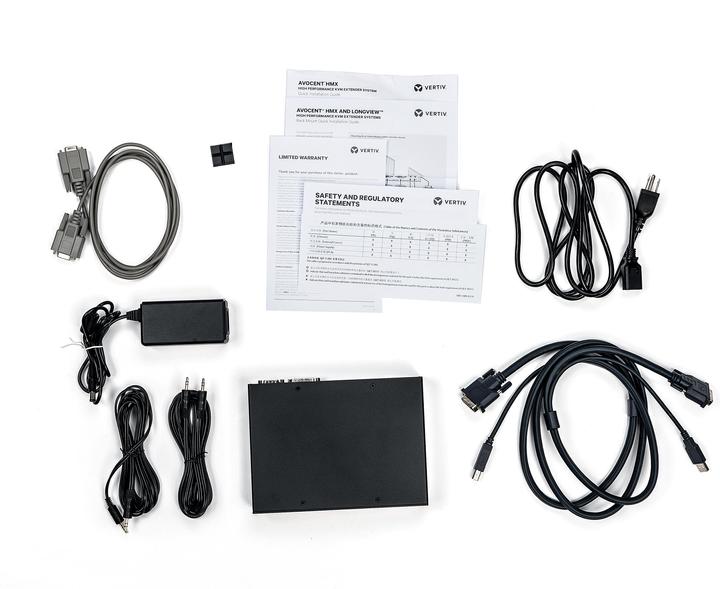 Actual product image Vertiv Avocent HMX TX single DVI-D USB audio SFP- transmitter