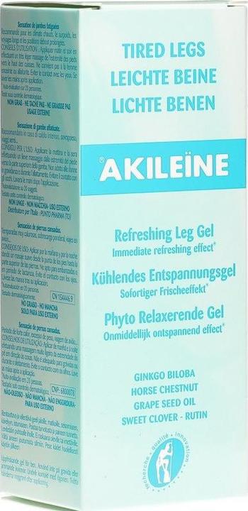 Produktbild Akileïne Leichte Beine kühlendes Entspannungsgel kühl (Fusscrème & Fussgel, 150 ml)