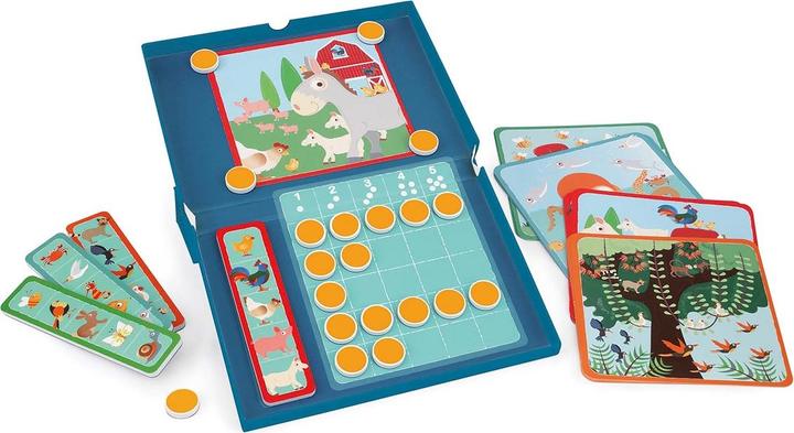 Actual product image Scratch Magnet educational game animals numbers (German)