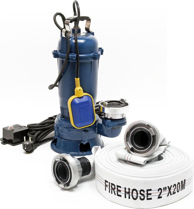 Produktbild XPOtool Schmutzwasserpumpe 1500W 22800l/h Schwimmer Fäkalienpumpe Baupumpe (Schmutzwasserpumpe)
