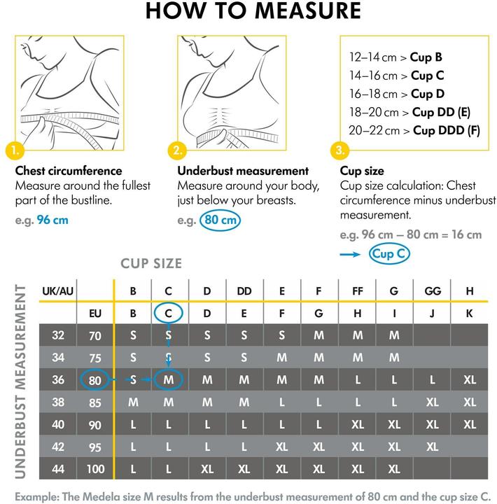 Actual product image Medela Keep Cool Nursing and Sleeping Bra (M)