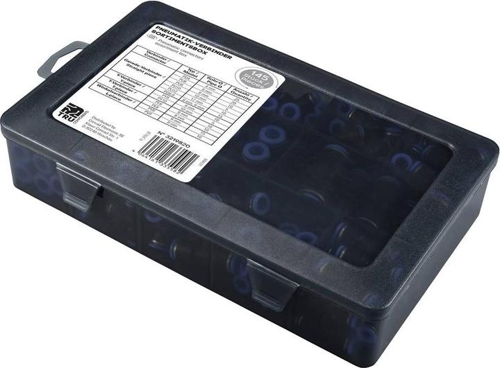 Actual product image Tru Components Hose connector TC-12879280 TC-Fitting kits-A 145 pcs.