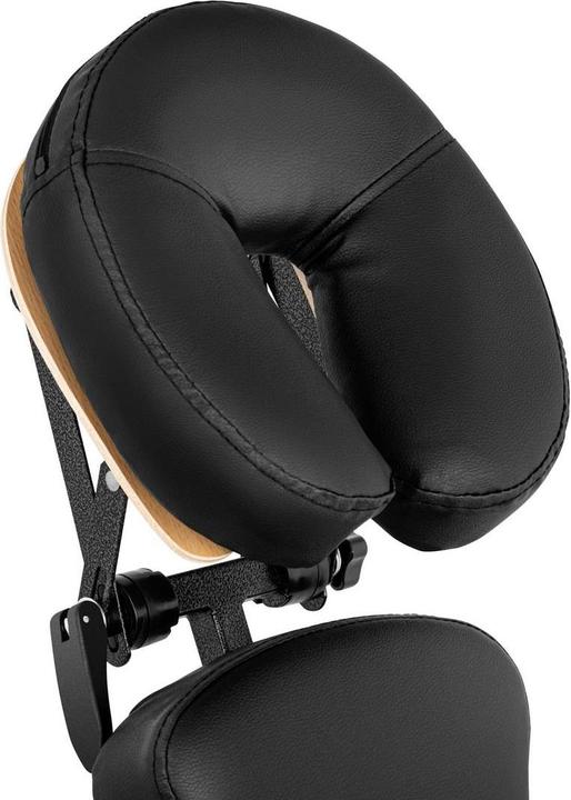 Actual product image Physa Massagestuhl Tattoostuhl Kosmetikstuhl klappbar Schwarz Massageliege Massagebank