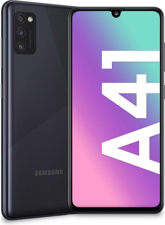 Image du produit Samsung Galaxy A41 EU (64 Go, Noir, 6.10", Double SIM, 48 Mpx, 4G)