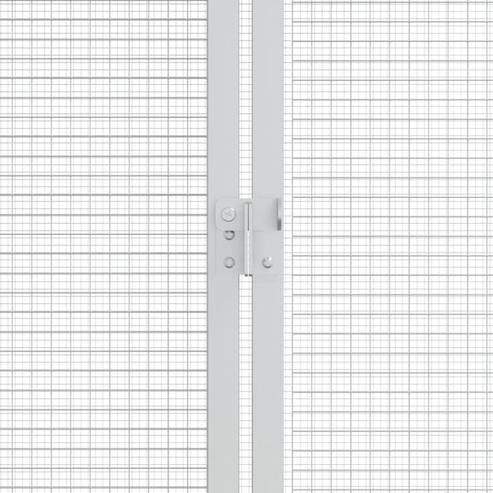 Immagine prodotto VidaXL Voliera per uccelli antracite 112x227x141 cm in acciaio