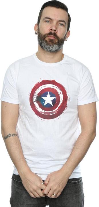 Produktbild Captain America Splatter Shield TShirt (L)