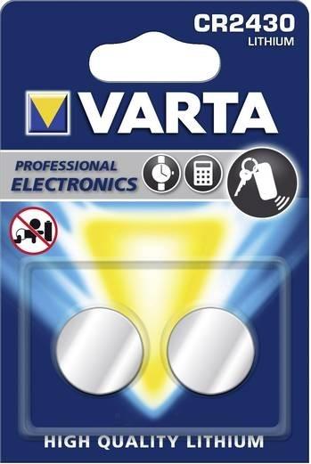 Produktbild Varta Electronics CR2430 (2 Stk., CR2430, 280 mAh)