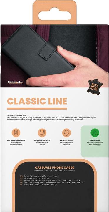Actual product image Caseuals Bookcase iPhone 15 Pro Red (Apple iPhone 15 Pro)