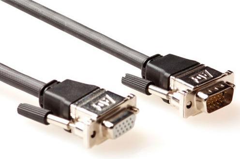 Produktbild 3 metre High Performance VGA extension cable male-female with metal hoods (3 m, VGA)
