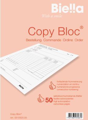 Produktbild Biella Durchschreibeblock Copy Block, A5 (100 x)