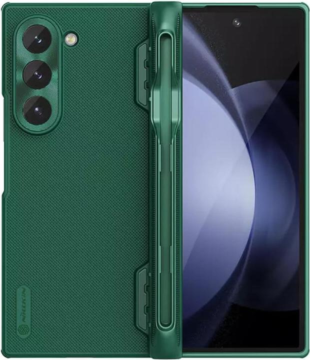 Produktbild Nillkin - Super Frosted Shield Pen Holder - Samsung Galaxy Z Fold6 - Deep Green (Samsung Galaxy Z Fold6)