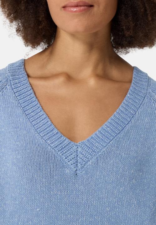 Produktbild Cash-Mere Seide Kaschmir Oversize Style V-Ausschnitt Pullover (S)