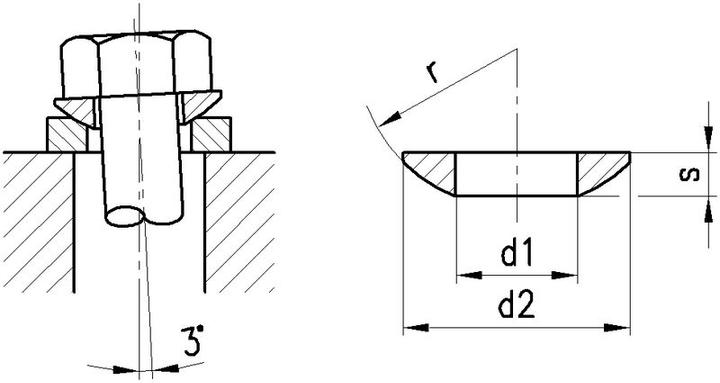 Actual product image Amf Spherical disc (M8)