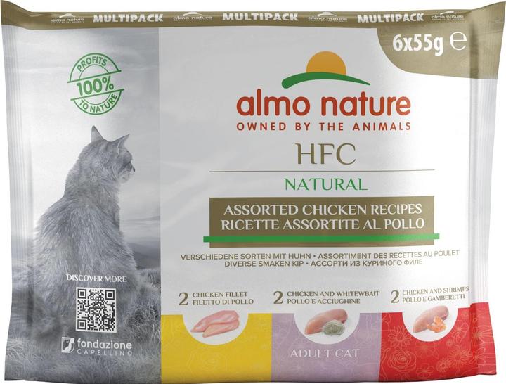 Actual product image Almo Nature HFC Multipack varieties with chicken (Adult, 1 pcs., 400 g)