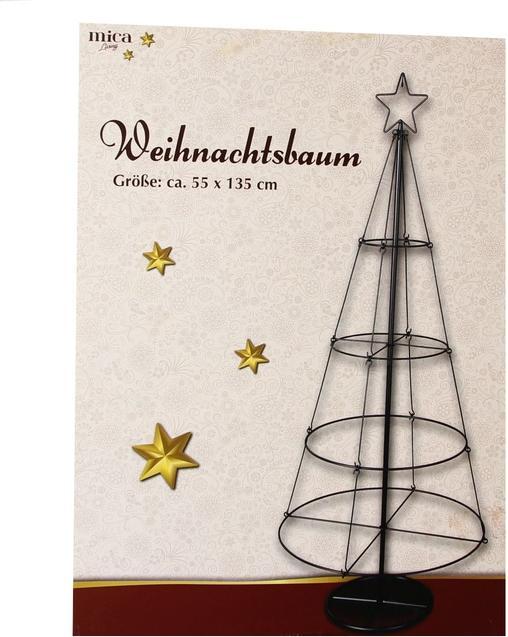 Actual product image MICA Living Christmas tree - black - dimensions approx. 55 x 135 cm