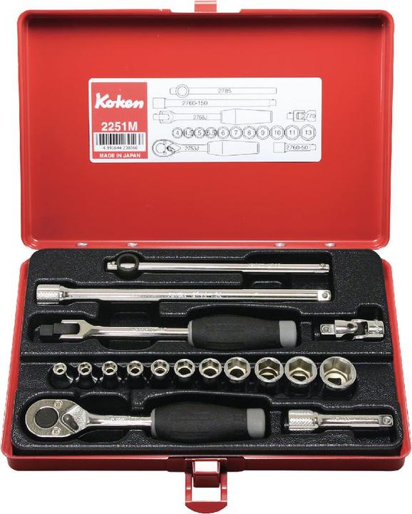 Actual product image Koken Socket wrench set (13 mm)