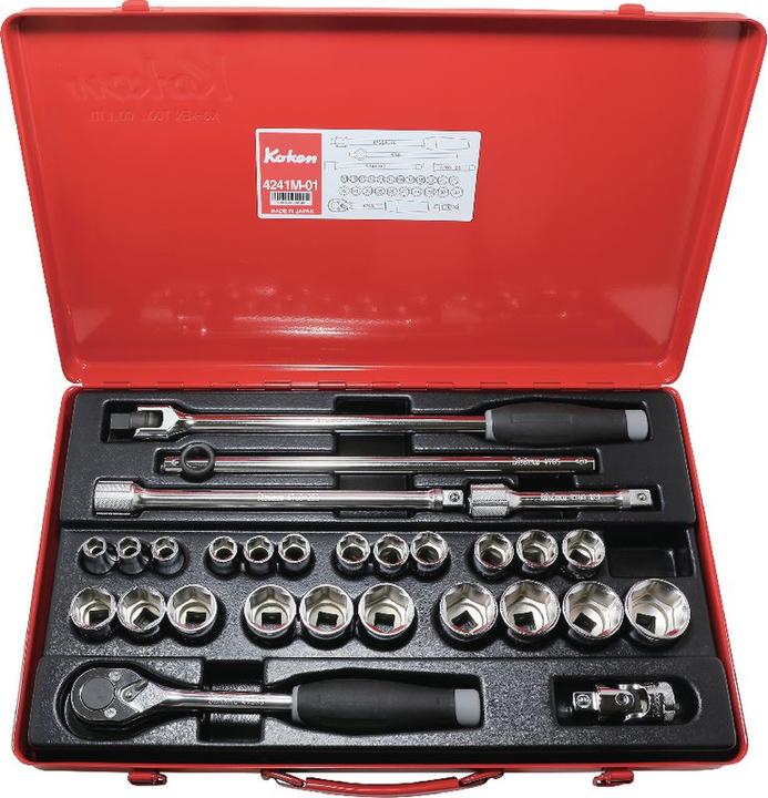 Koken Set di chiavi a bussola esagonali