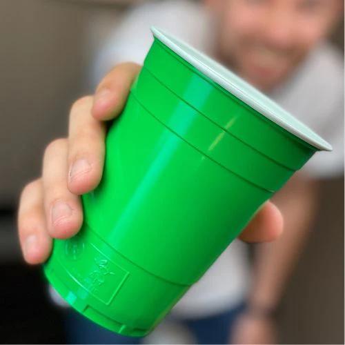 Produktbild MrPong Grüne Beer Pong Becher - 50 Stk. grüne Plastikbecher