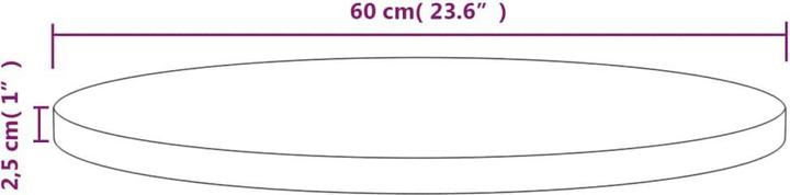 Image du produit VidaXL Kresten (Ø 60 x 2.5 cm)
