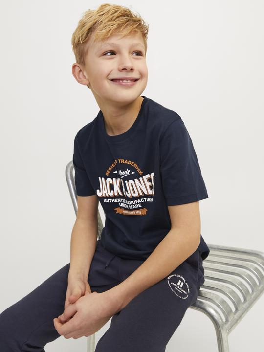 Produktbild Jack & Jones JJELOGO TEE SS ONECK 2COL 24/25 NOOS JNR (164)