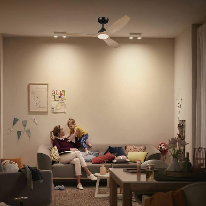Produktbild Philips Olas Deckenventilatorleuchte 32 W (Ventilator) + 24 W (Leuchte)