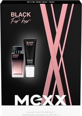 Produktbild Mexx Black Woman Eau de Toilette Geschenkpaket 30ml + Duschgel 50ml