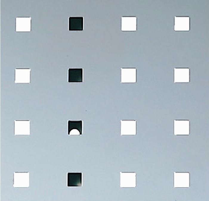 Actual product image Bott Perforated panel W457xL1486mm light grey, RAL 7035