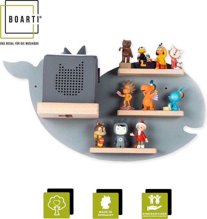 Image du produit VCM Étagère Animal Baleine Toniebox Tonies