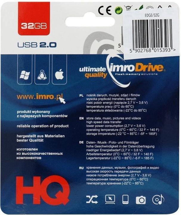 IMRO Clé USB EDGE/32G USB Type-A 2.0 (32 Go, USB-A)
