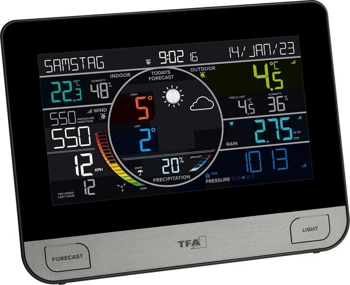 Actual product image TFA Radio weather station