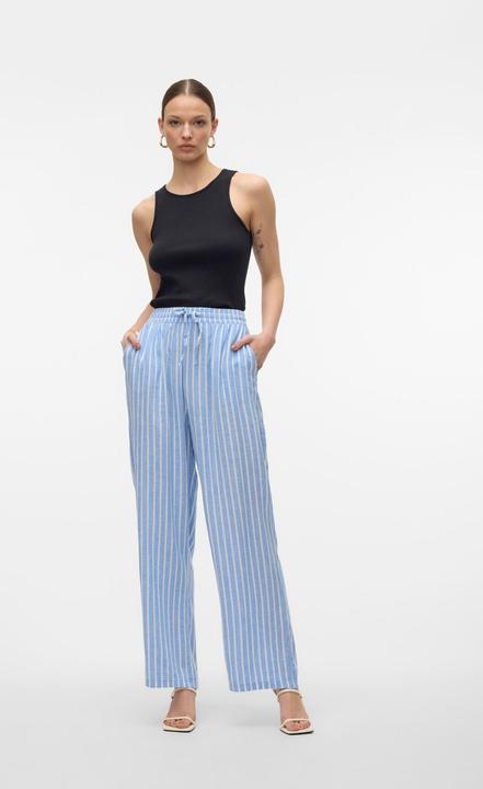 Actual product image Vero Moda VMLINN Mittlere Taille Hose Hose mit weitem Beinschnitt (S)