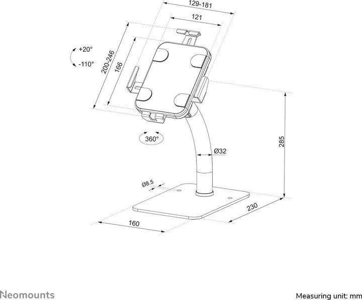 Productafbeelding Neomounts DS15-625WH1