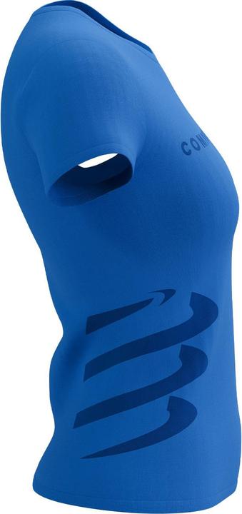 Actual product image Compressport Logo SS Tshirt W Pacific coast, Estate blue (L)